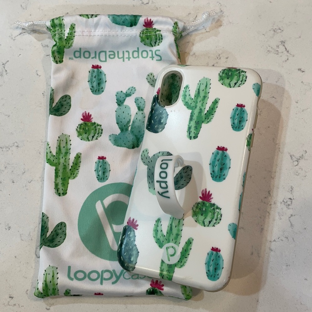 Loopy Cactus iPhone X Case